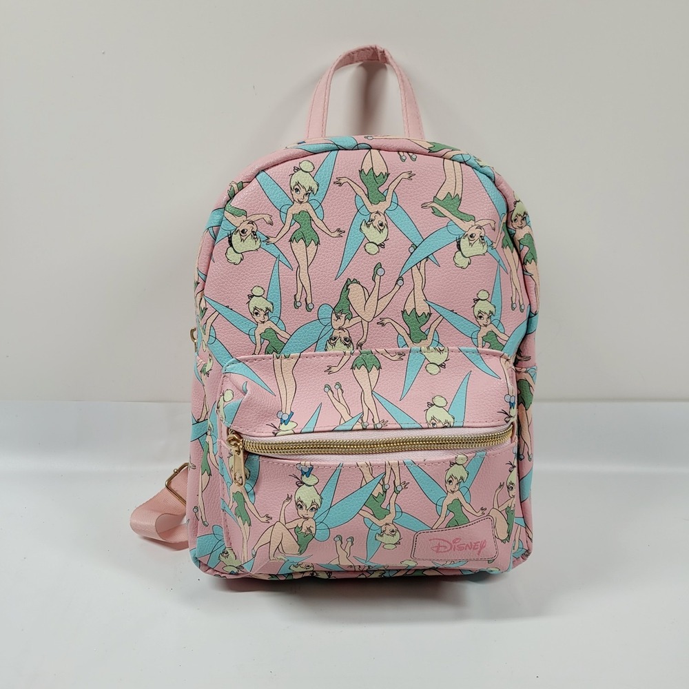 Disney's Tinker Bell Mini Backpack New Small Pink Fairy